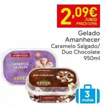 Recheio Gelado Amanhecer Caramelo Salgado/ Duo Chocolate 950ml promoção