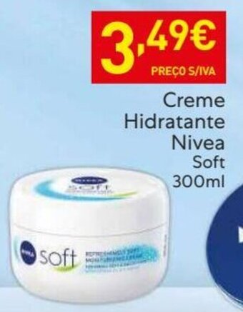 Recheio Creme Hidratante Nivea Soft 300ml promoção