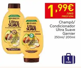 Recheio Champô/ Condicionador Ultra Suave Garnier 250ml/ 200ml promoção