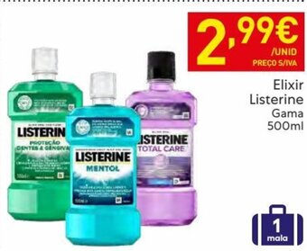 Recheio Elixir Listerine Gama 500ml promoção