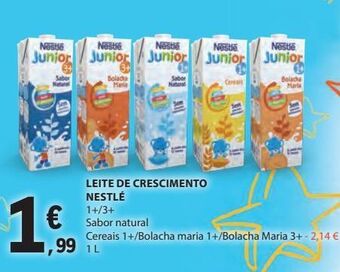 Leite de crescimento nestlé