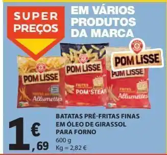 E.Leclerc Batatas pom lisse promoção