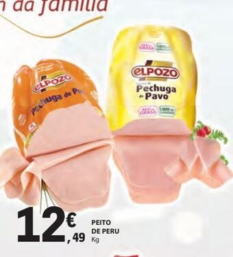 E.Leclerc Peito de peru elpozo promoção