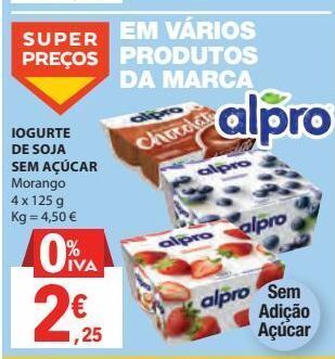 E.Leclerc Iogurte de soja alpro promoção