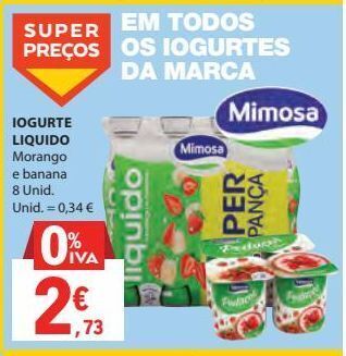 E.Leclerc Iogurte mimosa promoção