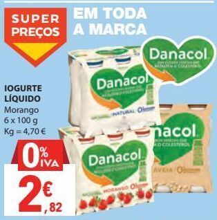 E.Leclerc Iogurte danacol promoção