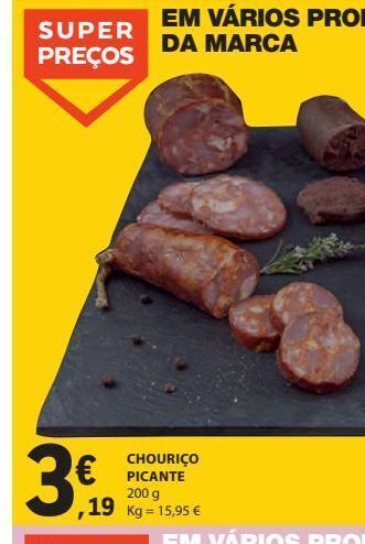 E.Leclerc Chouriço picante promoção