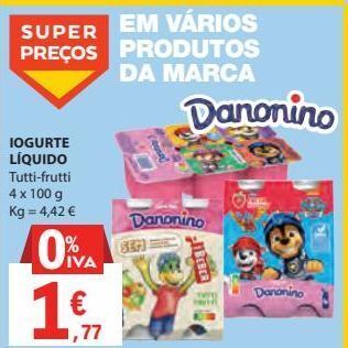 E.Leclerc Iogurte danonino promoção