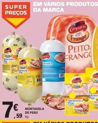 E.Leclerc Mortadela de peru campofrio promoção