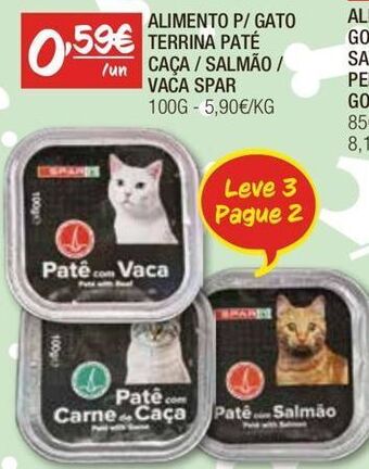 Spar Ração para gatos spar promoção