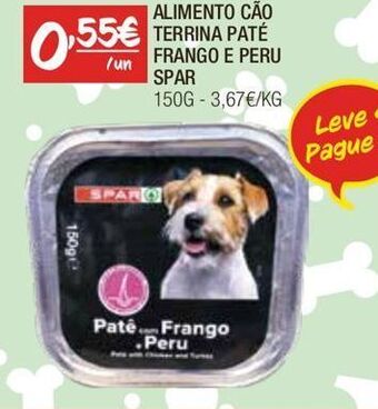 Spar Ração para cães spar promoção