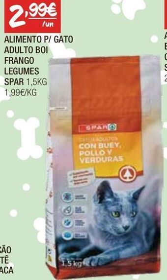 Spar Ração para gatos spar promoção