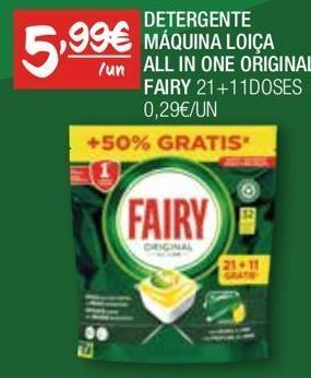 Spar Detergente fairy promoção