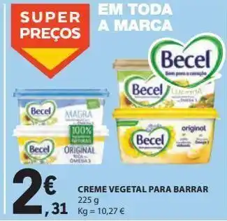 E.Leclerc Cremes vegetais becel promoção