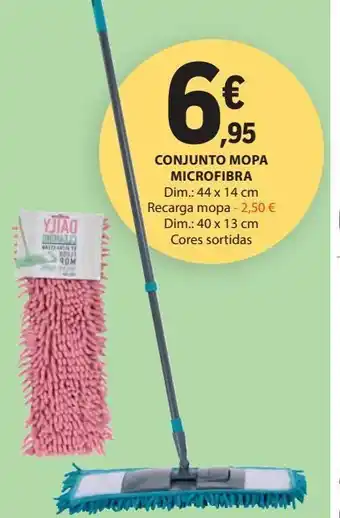 E.Leclerc Conjunto mopa microfibra promoção