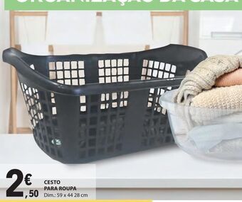E.Leclerc Cesto para roupa promoção