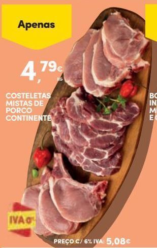 Continente Bom dia Carne suína continente promoção