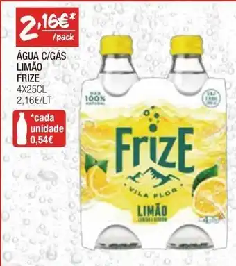 Água com gás frize