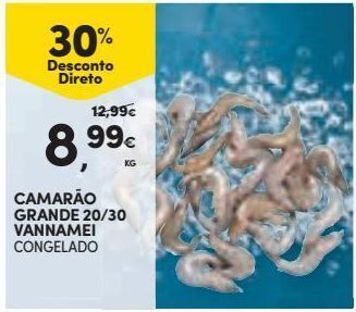 Continente Bom dia Camarão congelado promoção