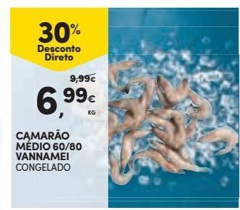 Continente Bom dia Camarão congelado promoção