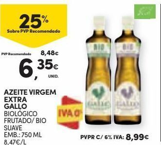 Continente Bom dia Azeite virgem gallo promoção