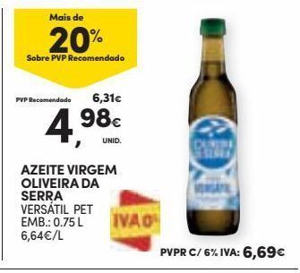 Azeite virgem oliveira da serra