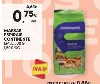 Continente Bom dia Macarrão continente promoção