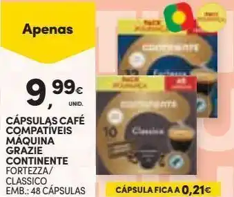 Continente Bom dia Cápsulas de café continente promoção