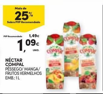 Continente Bom dia Néctar compal promoção