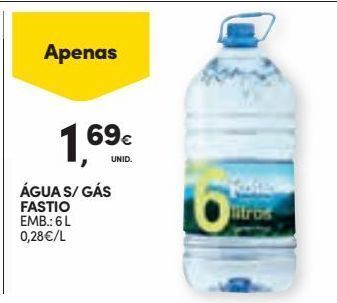 Continente Bom dia Água promoção