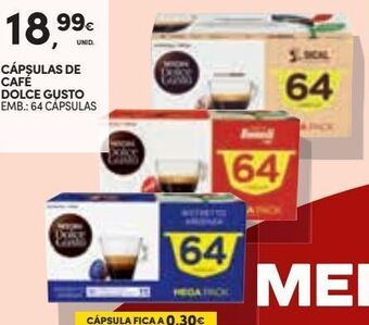 Continente Bom dia Cápsulas de café dolce gusto promoção