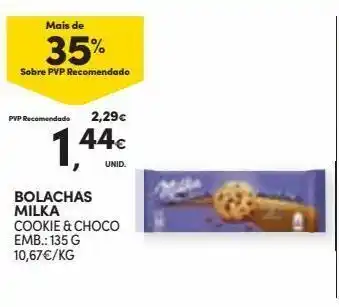 Continente Bom dia Biscoitos milka promoção