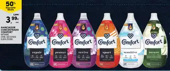 Continente Amaciador Concentrado Comfort 60 Doses promoção