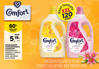 Continente Amaciador Concentrado Comfort 120 Doses promoção