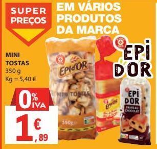 E.Leclerc Mini tostas promoção