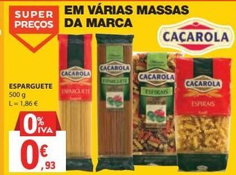 E.Leclerc Esparguete caçarola promoção