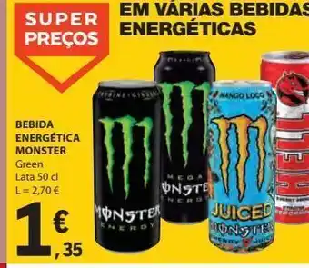 E.Leclerc Bebida energética monster promoção