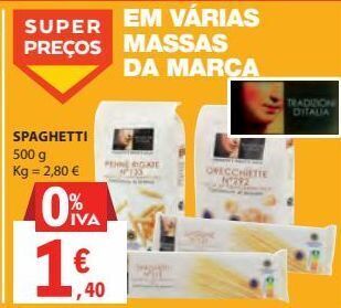 E.Leclerc Esparguete promoção