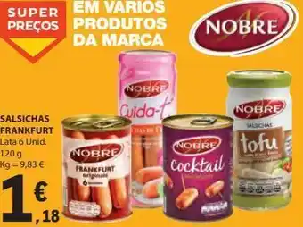 E.Leclerc Salsicha nobre promoção