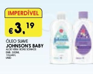 Meu Super Óleo de bebé johnson's baby promoção