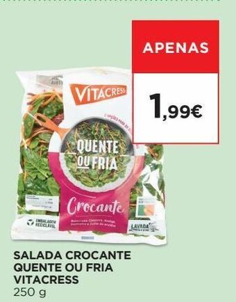 Saladas prontas vitacress