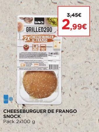 El Corte Inglés Hambúrguer de frango promoção