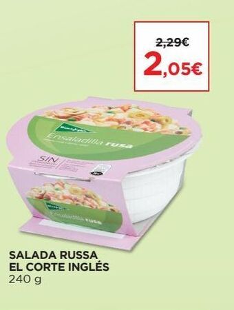 El Corte Inglés Saladas prontas el corte inglés promoção