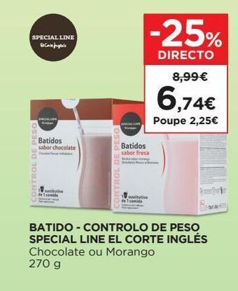 Batidos el corte inglés