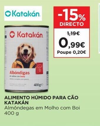El Corte Inglés Ração para cães promoção