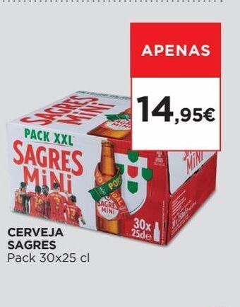 El Corte Inglés Cerveja sagres mini promoção