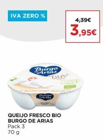 El Corte Inglés Queijo fresco promoção