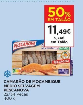 El Corte Inglés Camarão pescanova promoção