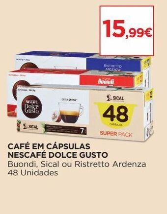 El Corte Inglés Cápsulas de café dolce gusto promoção