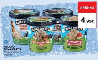 El Corte Inglés Gelados ben&jerry´s promoção